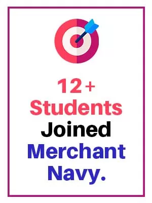 12+ Students Joined Merchant Navy.